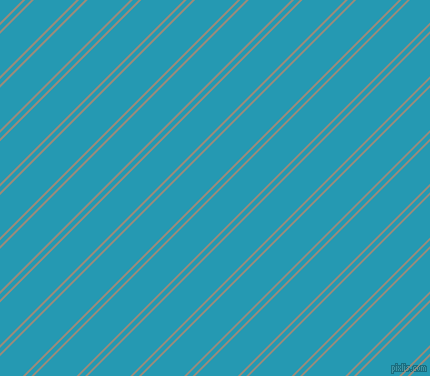 45 degree angle dual stripe line, 2 pixel line width, 4 and 30 pixel line spacing, Heathered Grey and Pelorous dual two line striped seamless tileable