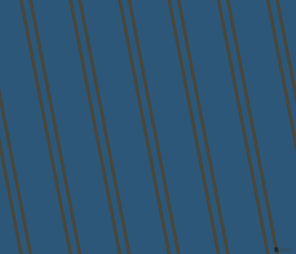 101 degree angles dual striped lines, 7 pixel lines width, 12 and 73 pixels line spacing, Heavy Metal and Venice Blue dual two line striped seamless tileable