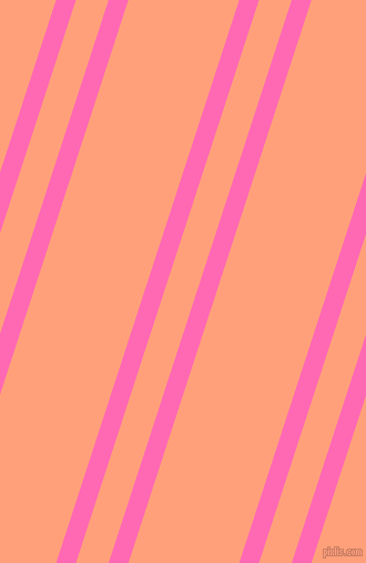 72 degree angles dual stripes line, 17 pixel line width, 28 and 95 pixels line spacing, Hot Pink and Light Salmon dual two line striped seamless tileable