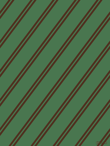 53 degree angle dual stripe lines, 6 pixel lines width, 4 and 42 pixel line spacing, Indian Tan and Killarney dual two line striped seamless tileable