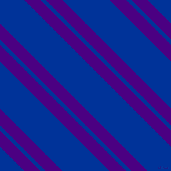 135 degree angle dual stripe line, 38 pixel line width, 12 and 110 pixel line spacing, Indigo and Smalt dual two line striped seamless tileable
