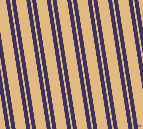 99 degree angle dual striped line, 14 pixel line width, 6 and 37 pixel line spacing, Jacarta and Maize dual two line striped seamless tileable