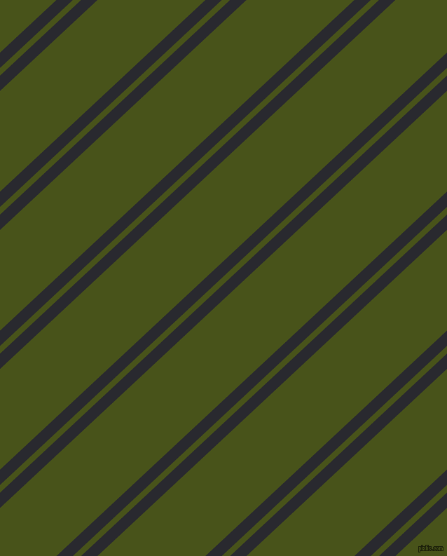 43 degree angle dual stripes line, 16 pixel line width, 8 and 105 pixel line spacing, Jaguar and Verdun Green dual two line striped seamless tileable