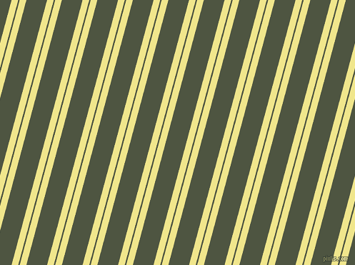 75 degree angles dual striped line, 9 pixel line width, 2 and 28 pixels line spacing, Khaki and Lunar Green dual two line striped seamless tileable