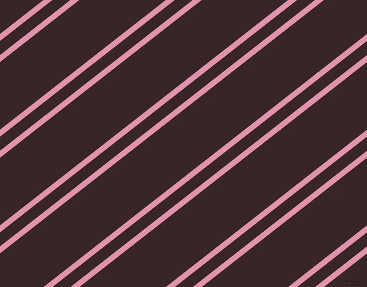 38 degree angle dual stripes line, 11 pixel line width, 22 and 106 pixel line spacing, Kobi and Aubergine dual two line striped seamless tileable