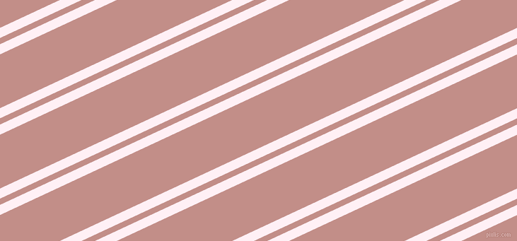 25 degree angle dual striped line, 13 pixel line width, 8 and 69 pixel line spacing, Lavender Blush and Oriental Pink dual two line striped seamless tileable