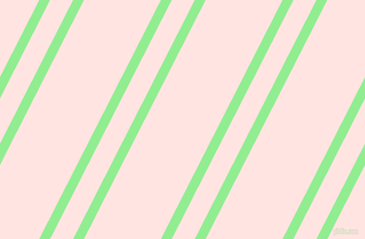 63 degree angle dual stripes line, 14 pixel line width, 30 and 100 pixel line spacing, Light Green and Misty Rose dual two line striped seamless tileable