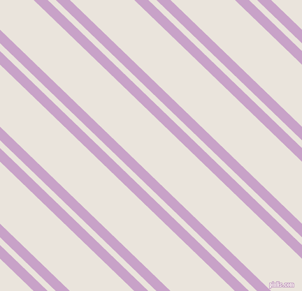 136 degree angle dual stripe line, 14 pixel line width, 8 and 64 pixel line spacing, Lilac and Pampas dual two line striped seamless tileable