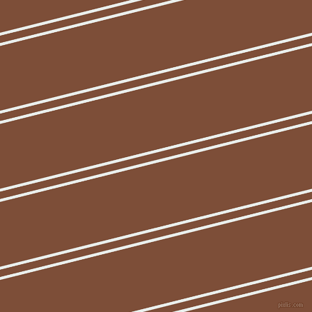 14 degree angle dual stripe line, 4 pixel line width, 10 and 88 pixel line spacing, Lily White and Cigar dual two line striped seamless tileable