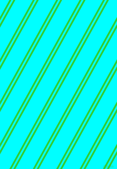 61 degree angle dual striped line, 6 pixel line width, 6 and 53 pixel line spacing, Lime Green and Aqua dual two line striped seamless tileable