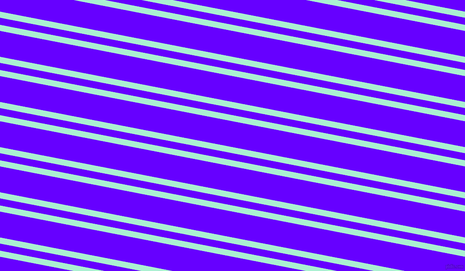 169 degree angle dual stripes lines, 12 pixel lines width, 14 and 51 pixel line spacing, Magic Mint and Electric Indigo dual two line striped seamless tileable