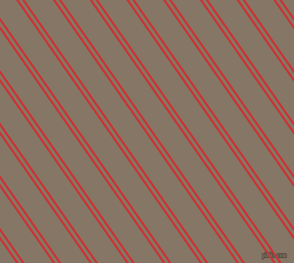 125 degree angles dual stripe lines, 3 pixel lines width, 4 and 33 pixels line spacing, Mahogany and Sand Dune dual two line striped seamless tileable
