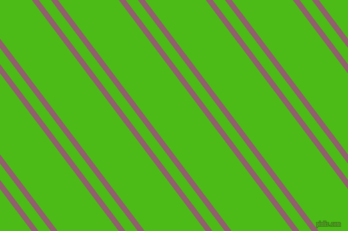 127 degree angle dual stripes lines, 8 pixel lines width, 14 and 70 pixel line spacing, Mauve Taupe and Kelly Green dual two line striped seamless tileable