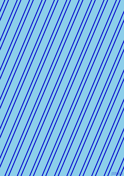 67 degree angle dual stripe lines, 3 pixel lines width, 8 and 23 pixel line spacing, Medium Blue and Anakiwa dual two line striped seamless tileable