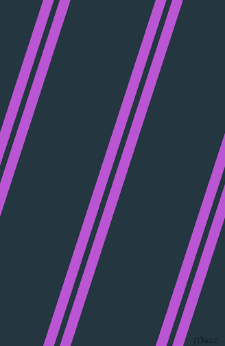 72 degree angles dual stripes line, 15 pixel line width, 8 and 118 pixels line spacing, Medium Orchid and Elephant dual two line striped seamless tileable