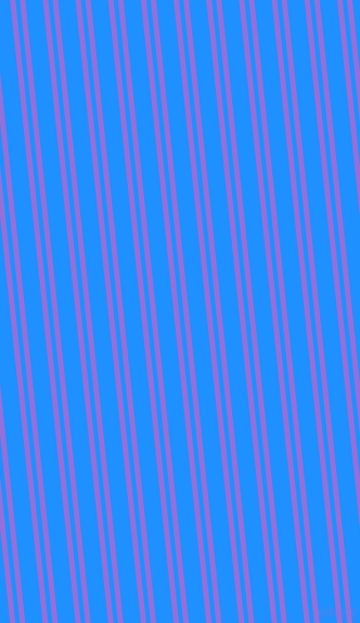 96 degree angles dual striped line, 5 pixel line width, 4 and 16 pixels line spacing, Medium Purple and Dodger Blue dual two line striped seamless tileable