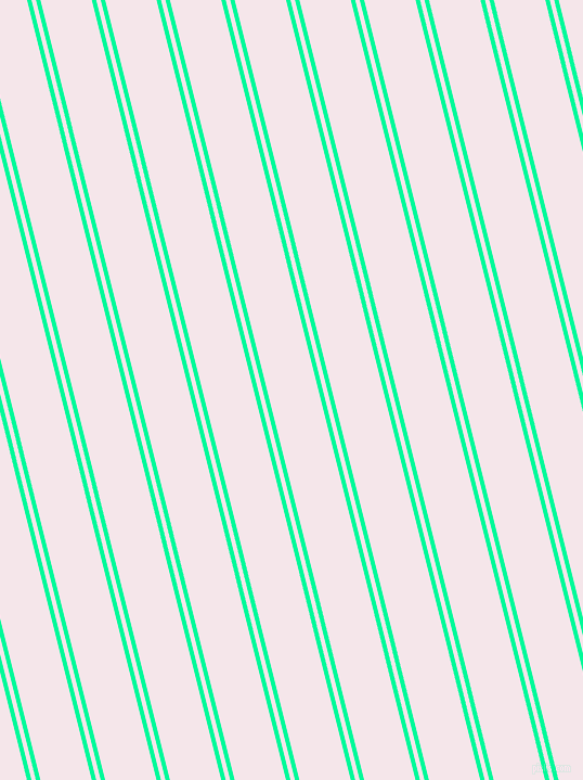 104 degree angles dual stripes lines, 4 pixel lines width, 4 and 46 pixels line spacing, Medium Spring Green and Amour dual two line striped seamless tileable