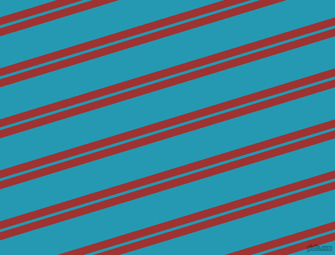 17 degree angle dual striped lines, 11 pixel lines width, 4 and 44 pixel line spacing, Milano Red and Pelorous dual two line striped seamless tileable
