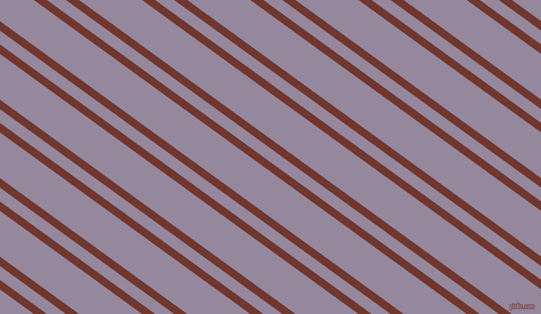 144 degree angles dual stripes line, 11 pixel line width, 16 and 53 pixels line spacing, Mocha and Amethyst Smoke dual two line striped seamless tileable