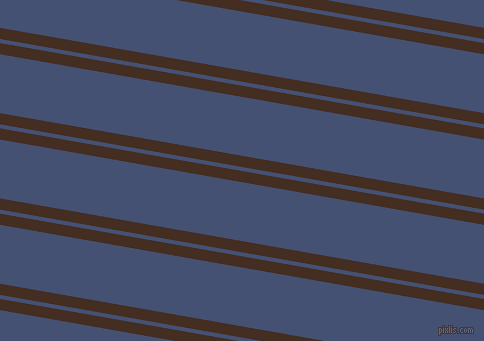 170 degree angles dual stripes line, 11 pixel line width, 4 and 58 pixels line spacing, Morocco Brown and Astronaut dual two line striped seamless tileable