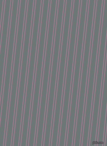 84 degree angles dual stripe lines, 3 pixel lines width, 4 and 15 pixels line spacing, Mountbatten Pink and Rolling Stone dual two line striped seamless tileable