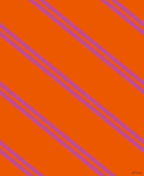 141 degree angles dual stripe line, 15 pixel line width, 8 and 120 pixels line spacing, Mulberry and Persimmon dual two line striped seamless tileable