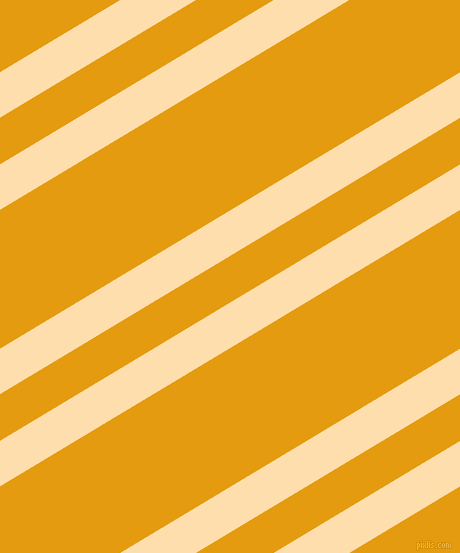 31 degree angles dual striped line, 39 pixel line width, 40 and 119 pixels line spacing, Navajo White and Gamboge dual two line striped seamless tileable