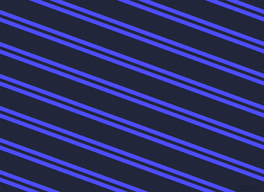 160 degree angle dual striped line, 8 pixel line width, 6 and 38 pixel line spacing, Neon Blue and Midnight Express dual two line striped seamless tileable