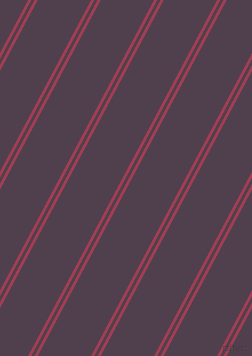 62 degree angle dual stripes lines, 4 pixel lines width, 4 and 67 pixel line spacing, Night Shadz and Purple Taupe dual two line striped seamless tileable