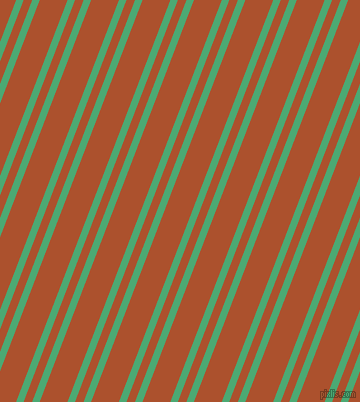 69 degree angle dual striped line, 7 pixel line width, 8 and 26 pixel line spacing, Ocean Green and Rose Of Sharon dual two line striped seamless tileable