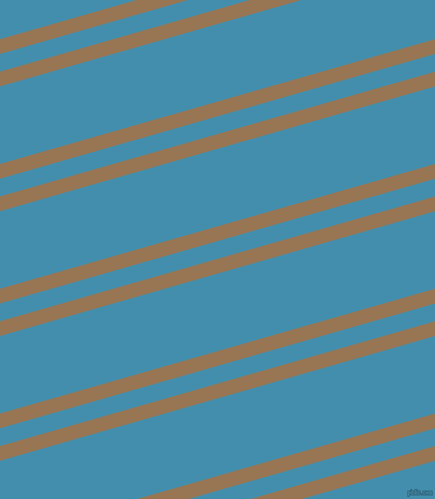 16 degree angle dual stripes line, 20 pixel line width, 24 and 105 pixel line spacing, Pale Brown and Boston Blue dual two line striped seamless tileable