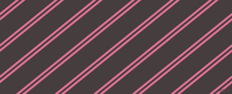 39 degree angle dual stripe line, 7 pixel line width, 6 and 60 pixel line spacing, Pale Violet Red and Jon dual two line striped seamless tileable