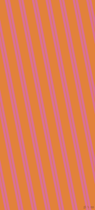 101 degree angles dual stripes lines, 8 pixel lines width, 2 and 29 pixels line spacingPale Violet Red and Tree Poppy dual two line striped seamless tileable