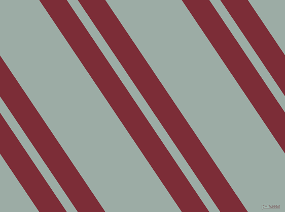 124 degree angles dual stripe lines, 45 pixel lines width, 18 and 125 pixels line spacing, Paprika and Tower Grey dual two line striped seamless tileable