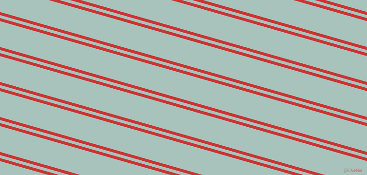 164 degree angles dual stripe lines, 6 pixel lines width, 6 and 51 pixels line spacing, Persian Red and Opal dual two line striped seamless tileable