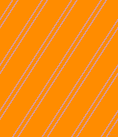 57 degree angles dual stripe line, 6 pixel line width, 12 and 76 pixels line spacing, Petite Orchid and Dark Orange dual two line striped seamless tileable