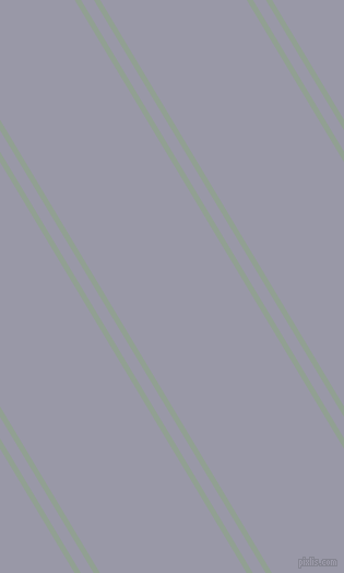121 degree angles dual striped line, 5 pixel line width, 10 and 115 pixels line spacing, Pewter and Santas Grey dual two line striped seamless tileable