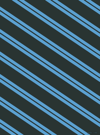 146 degree angles dual stripe line, 11 pixel line width, 4 and 45 pixels line spacing, Picton Blue and Aztec dual two line striped seamless tileable
