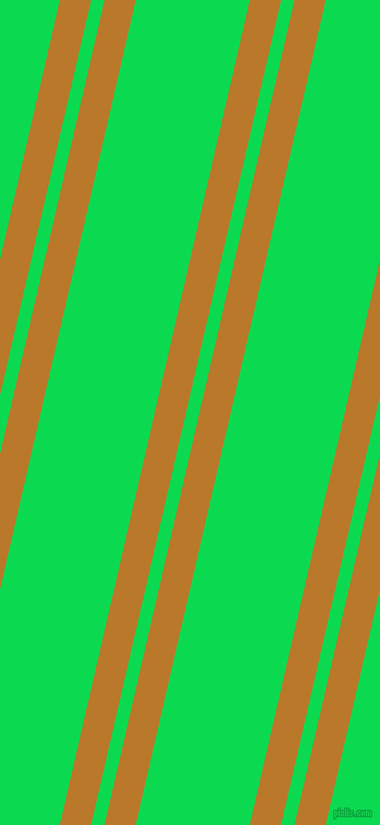 77 degree angles dual stripes line, 28 pixel line width, 12 and 102 pixels line spacing, Pirate Gold and Malachite dual two line striped seamless tileable