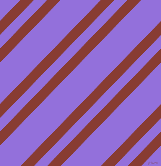 46 degree angle dual stripes lines, 33 pixel lines width, 32 and 98 pixel line spacing, Prairie Sand and Medium Purple dual two line striped seamless tileable