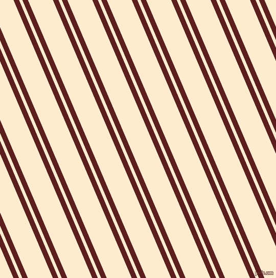 113 degree angle dual striped lines, 10 pixel lines width, 6 and 45 pixel line spacingRed Oxide and Blanched Almond dual two line striped seamless tileable