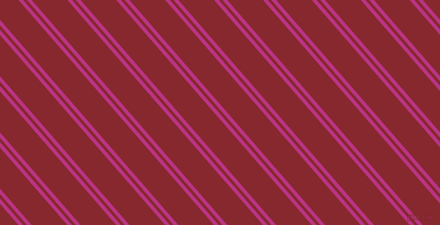 131 degree angles dual striped line, 5 pixel line width, 4 and 38 pixels line spacing, Red Violet and Flame Red dual two line striped seamless tileable