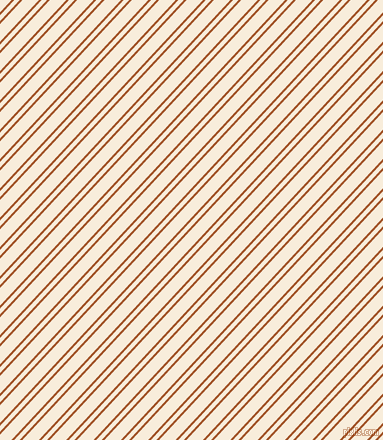 47 degree angle dual striped line, 2 pixel line width, 4 and 12 pixel line spacing, Rich Gold and Island Spice dual two line striped seamless tileable