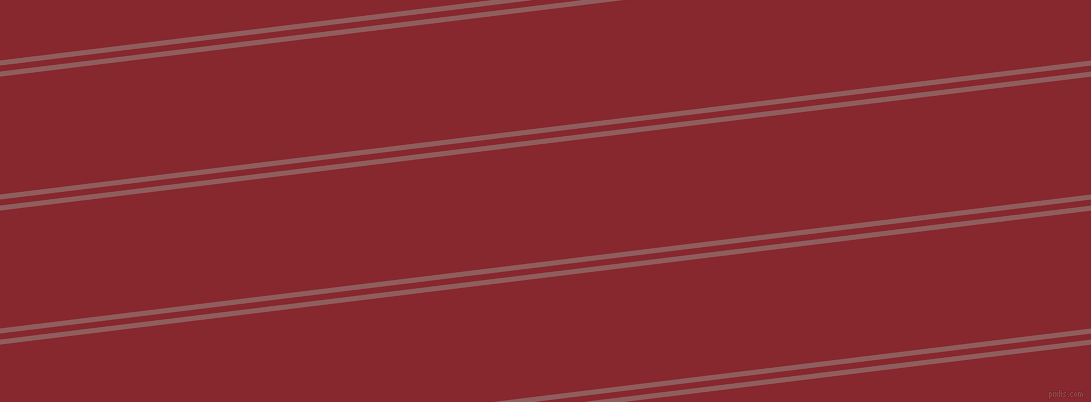 7 degree angles dual stripes line, 5 pixel line width, 6 and 117 pixels line spacing, Rose Taupe and Flame Red dual two line striped seamless tileable