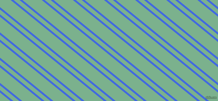 141 degree angles dual striped line, 6 pixel line width, 12 and 39 pixels line spacingRoyal Blue and Bay Leaf dual two line striped seamless tileable