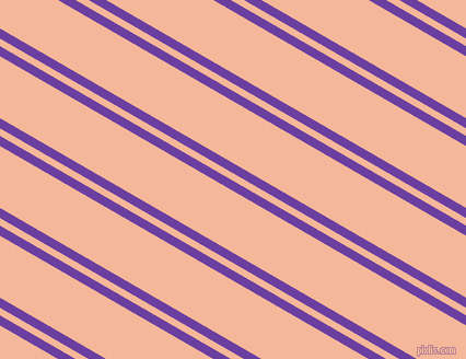 150 degree angles dual stripe line, 8 pixel line width, 6 and 49 pixels line spacingRoyal Purple and Mandys Pink dual two line striped seamless tileable