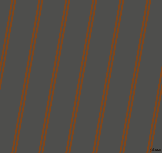 80 degree angle dual stripe line, 6 pixel line width, 4 and 71 pixel line spacingRusset and Ship Grey dual two line striped seamless tileable