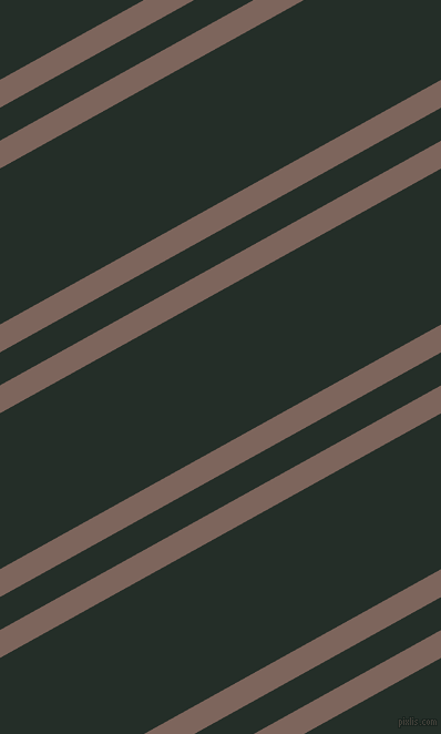 29 degree angles dual stripes line, 22 pixel line width, 26 and 123 pixels line spacing, Russett and Midnight Moss dual two line striped seamless tileable