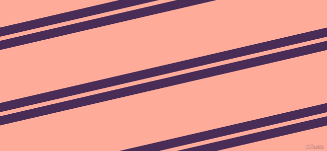 13 degree angles dual striped line, 18 pixel line width, 8 and 104 pixels line spacing, Scarlet Gum and Rose Bud dual two line striped seamless tileable