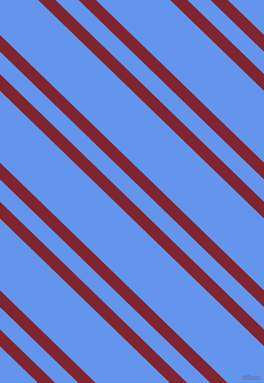 136 degree angles dual stripes line, 24 pixel line width, 32 and 103 pixels line spacing, Scarlett and Cornflower Blue dual two line striped seamless tileable